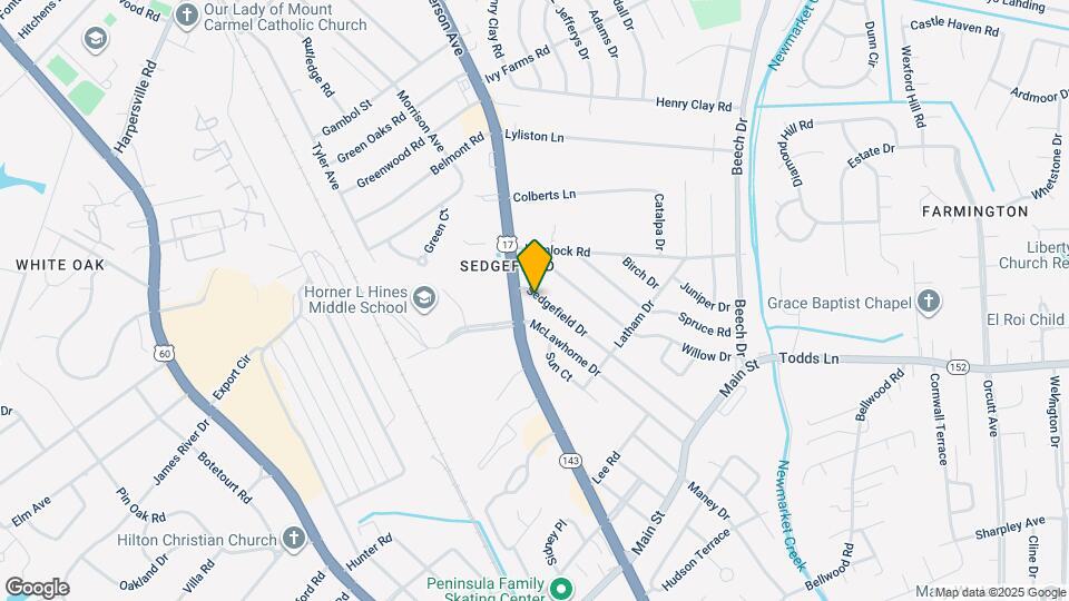 604 Sedgefield Dr Map and Location Details