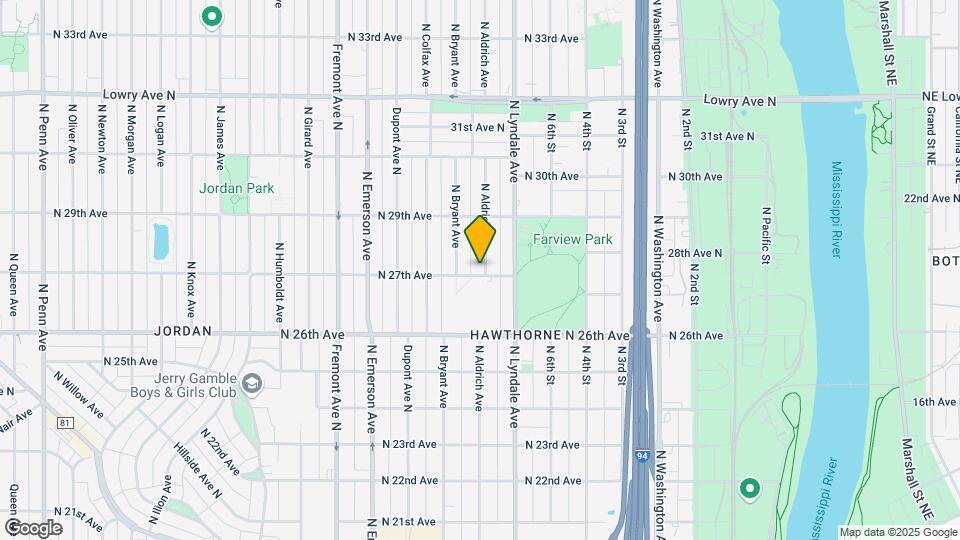 2701 Aldrich Ave N Mapa y Detalles de la Ubicación