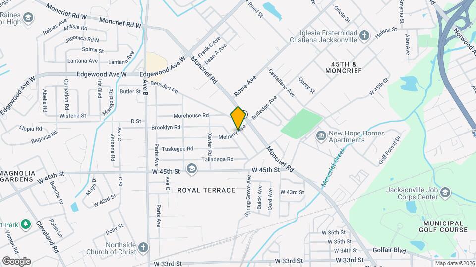 1834 Meharry Ave Map and Location Details