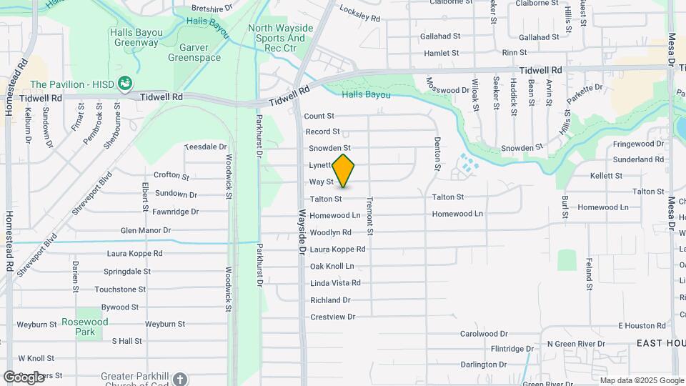 8005 Talton St Map and Location Details