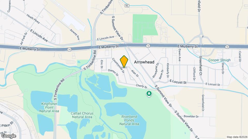 702 Countryside Dr Map and Location Details