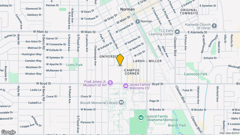 Campus Corner Apartments Map and Location Details