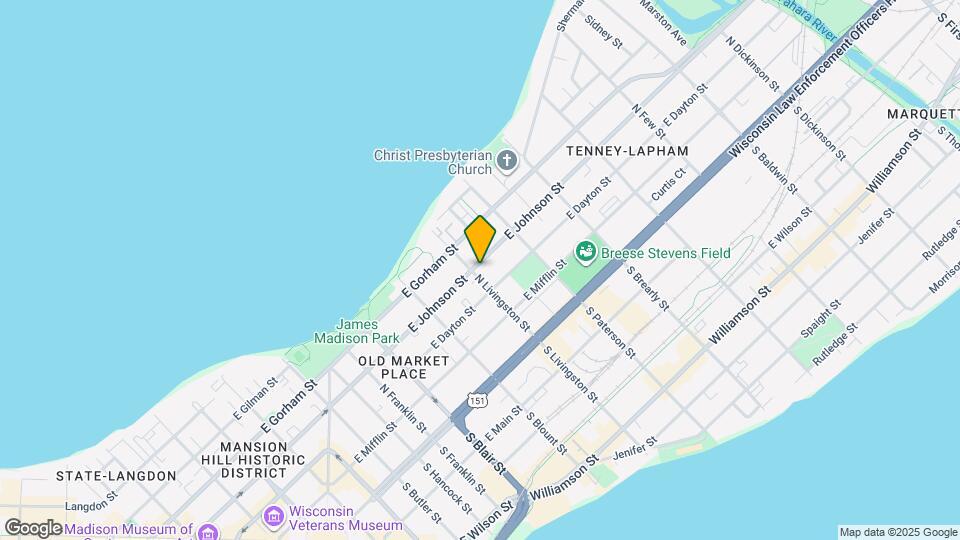 221 N Livingston St, Unit #1 Map and Location Details