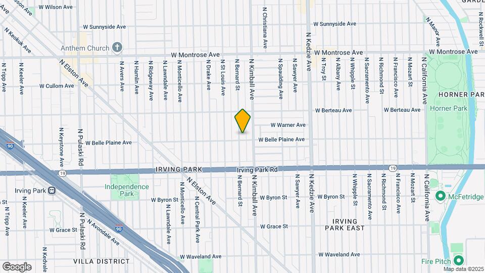 4105 N Bernard St Map and Location Details