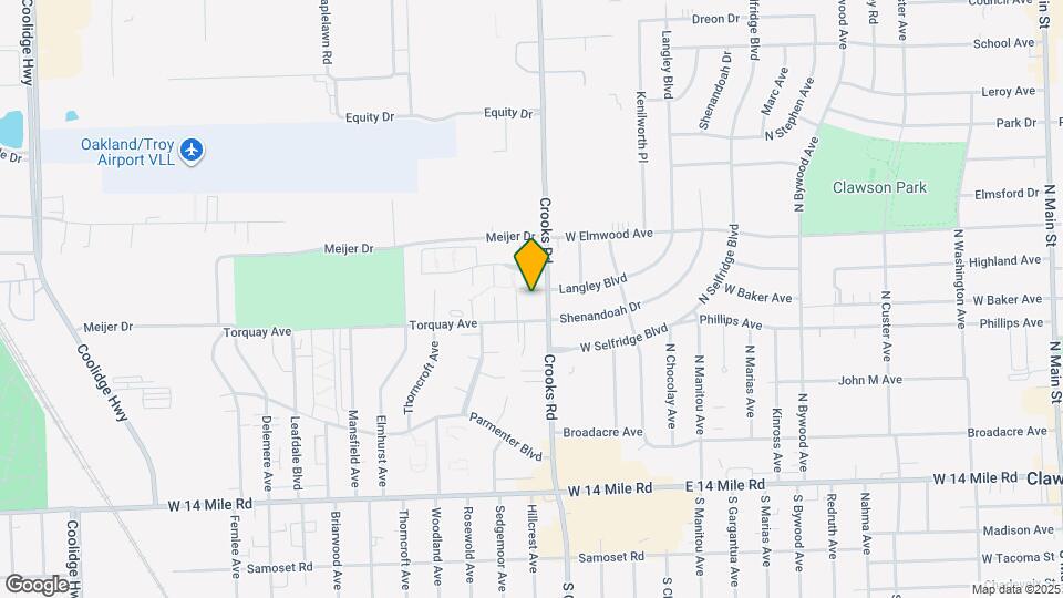 5131 Crooks Rd Map and Location Details