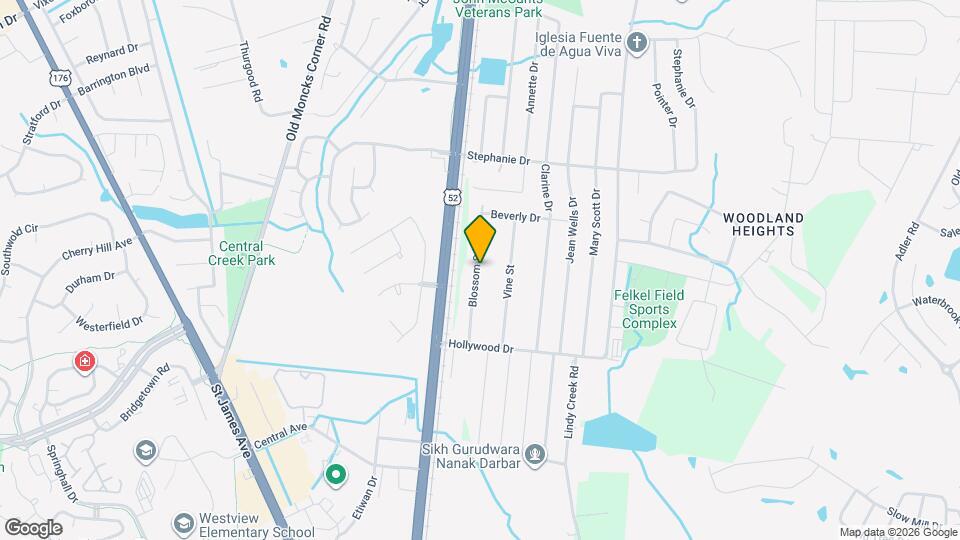 224 Blossom St Map and Location Details