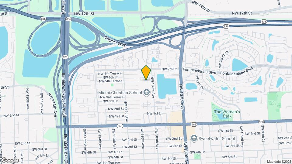 510 NW 109th Ave Map and Location Details