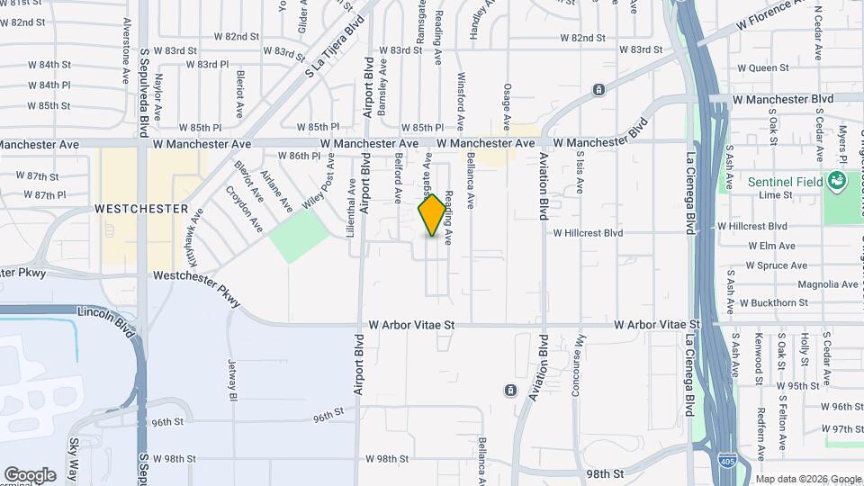 8926 S Ramsgate Ave Map and Location Details