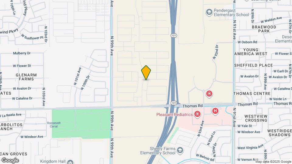 3030 N 96th Ln Map and Location Details