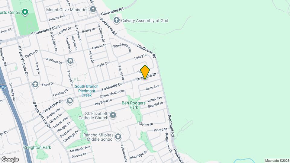 2161 Petersburg Dr Map and Location Details