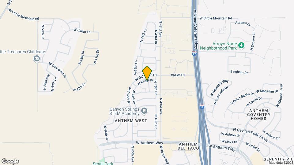 4403 W Kenai Dr Map and Location Details