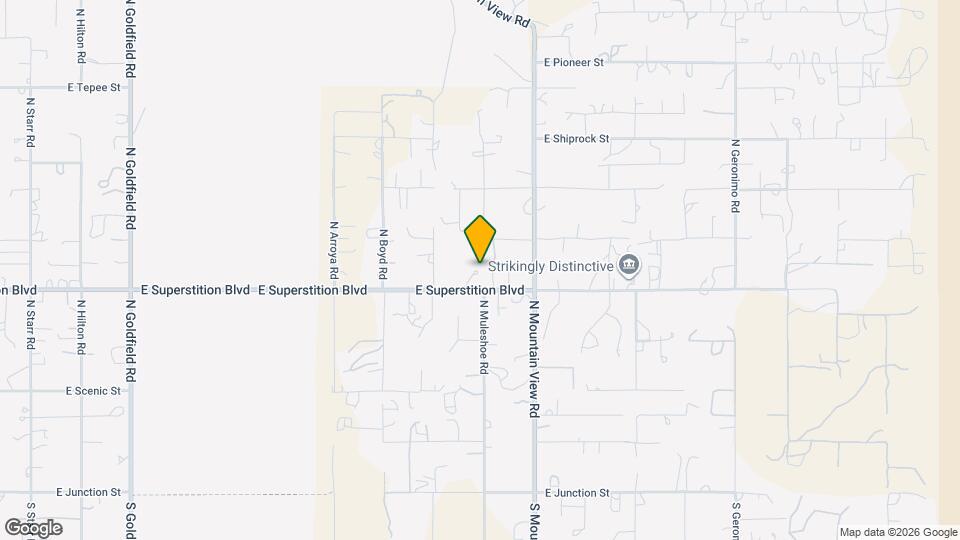 4532 E Superstition Blvd Map and Location Details