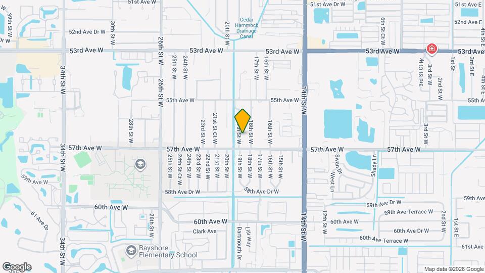 5617 19th St W, Unit B Mapa y Detalles de la Ubicación