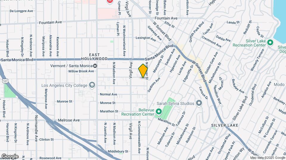4212-4216 1/2 Lockwood Ave Map and Location Details