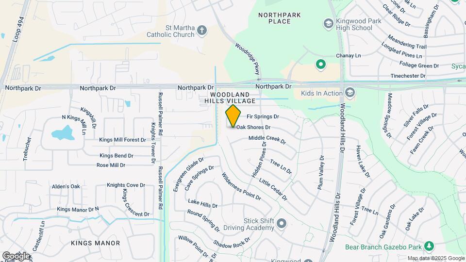 2022 Oak Shores Dr Map and Location Details