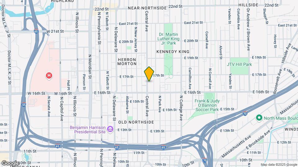 1635 N Central Ave Map and Location Details