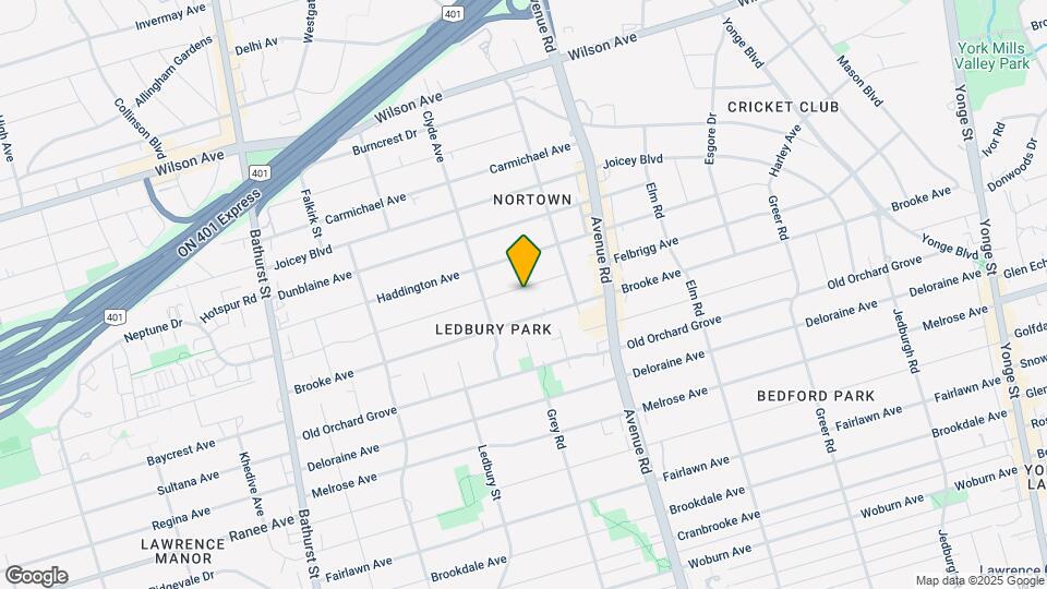 23 Bannockburn Ave Map and Location Details
