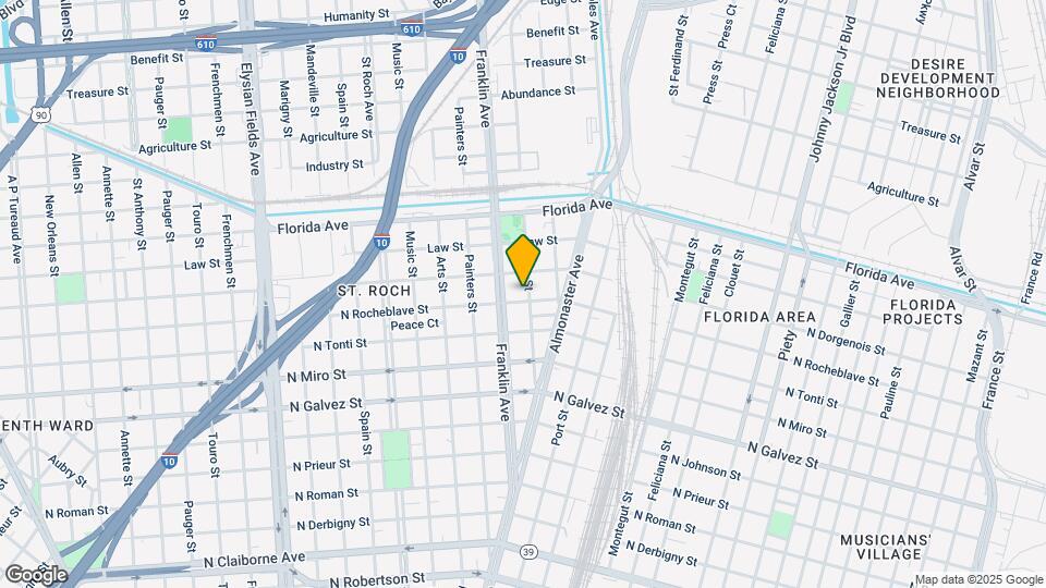 2765 N Rocheblave St Map and Location Details