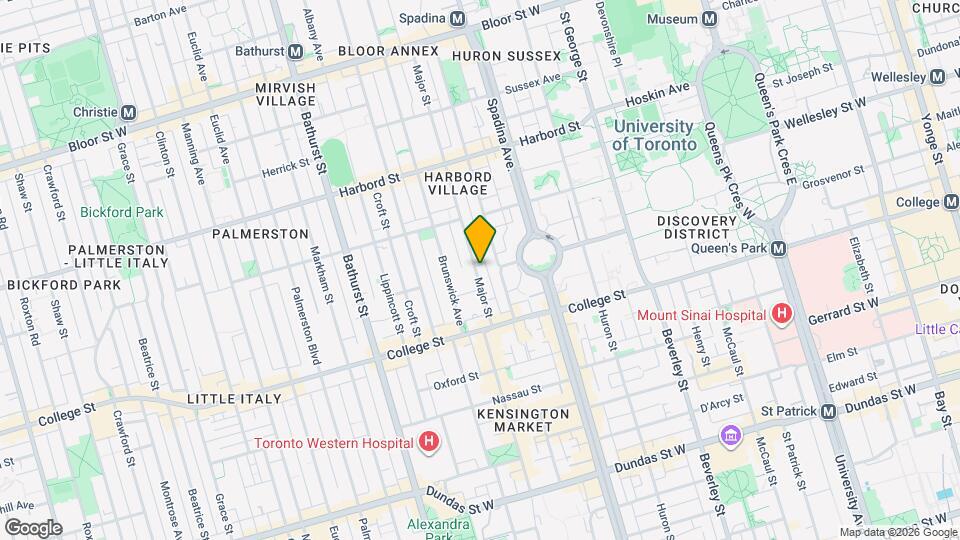 61 Major St Map and Location Details