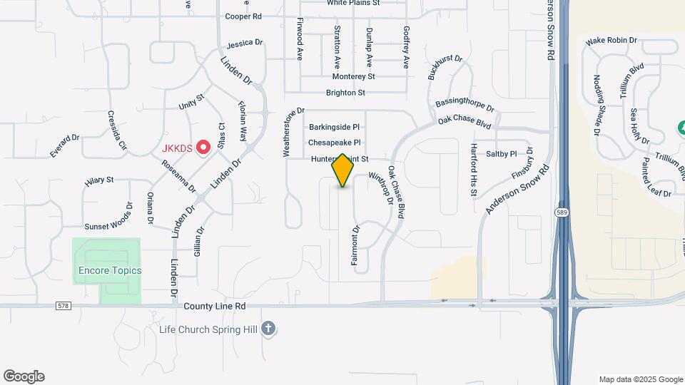 416 Argyll Dr Map and Location Details