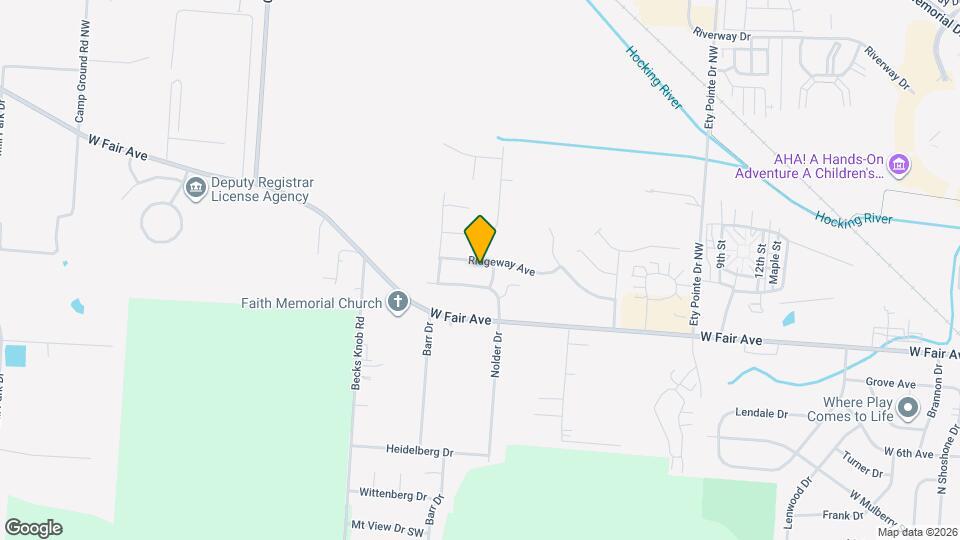 2532 Ridgeway Ave Map and Location Details