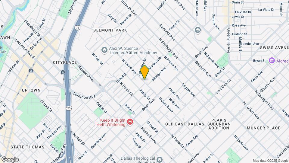 1902 N Carroll Ave Mapa y Detalles de la Ubicación