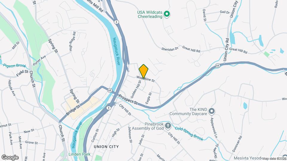 63 Woodbine St Map and Location Details