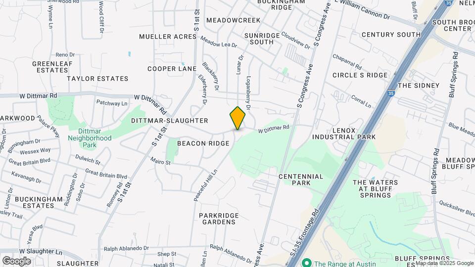 7703 Peaceful Hill Ln Map and Location Details