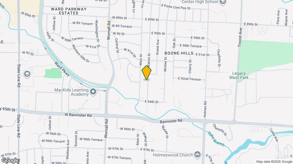 9242 Walnut St Map and Location Details