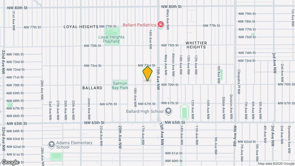 1604 NW 70th St Map and Location Details