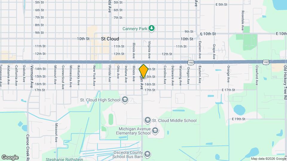 1513 Michigan Ave Map and Location Details