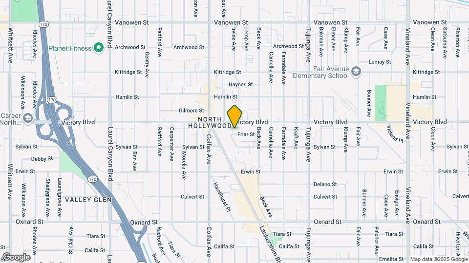 11633 Friar St Map and Location Details