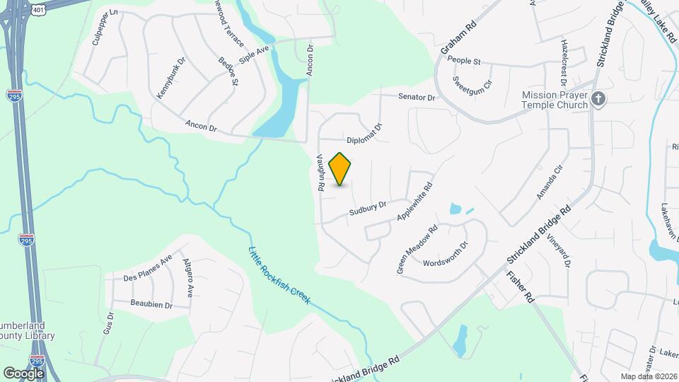 6504 Belfast Ct Map and Location Details