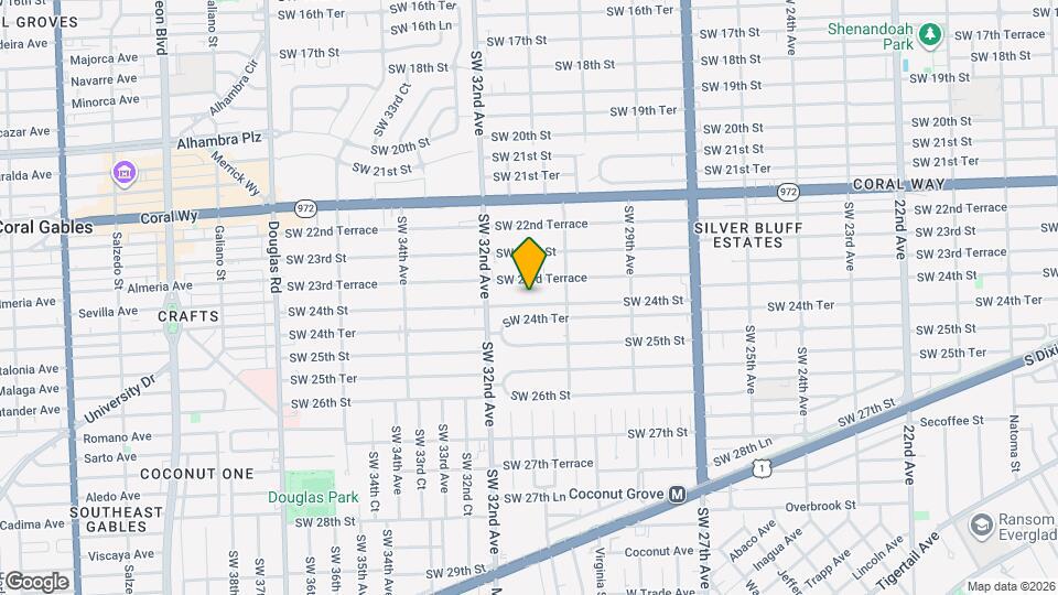 3147 SW 24th St Map and Location Details
