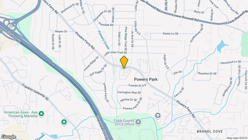 799 Gardenside Cir SE Map and Location Details