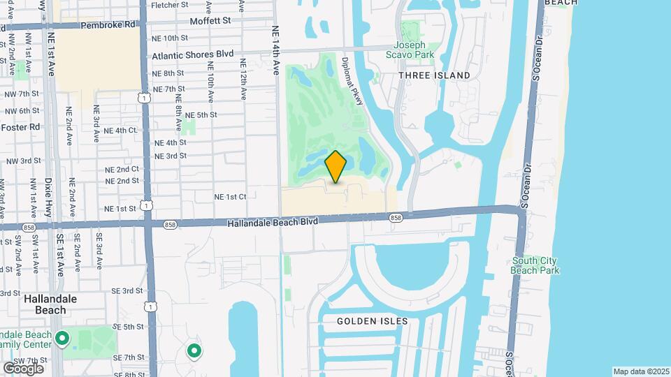 1745 E Hallandale Beach Blvd, Unit 2506W Map and Location Details