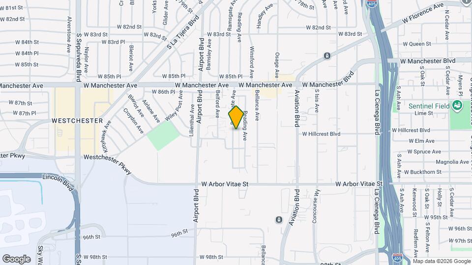 8900 Ramsgate Ave, Unit 206 Map and Location Details