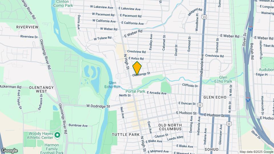 29 Olentangy St Mapa y Detalles de la Ubicación