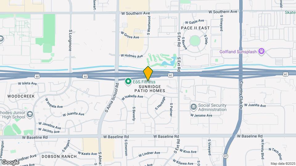 1013 W Frito Ave Map and Location Details