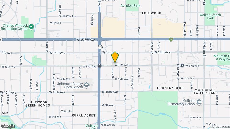 1350 Vance St Map and Location Details