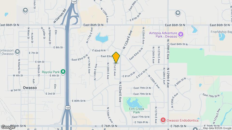 8209 N 121st E Ave Mapa y Detalles de la Ubicación