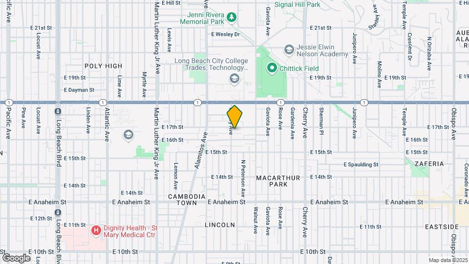 1620 Gundry Ave Map and Location Details
