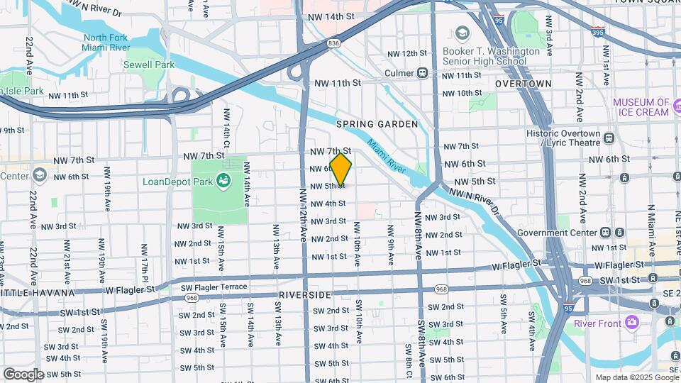 1042 NW 5th St Map and Location Details