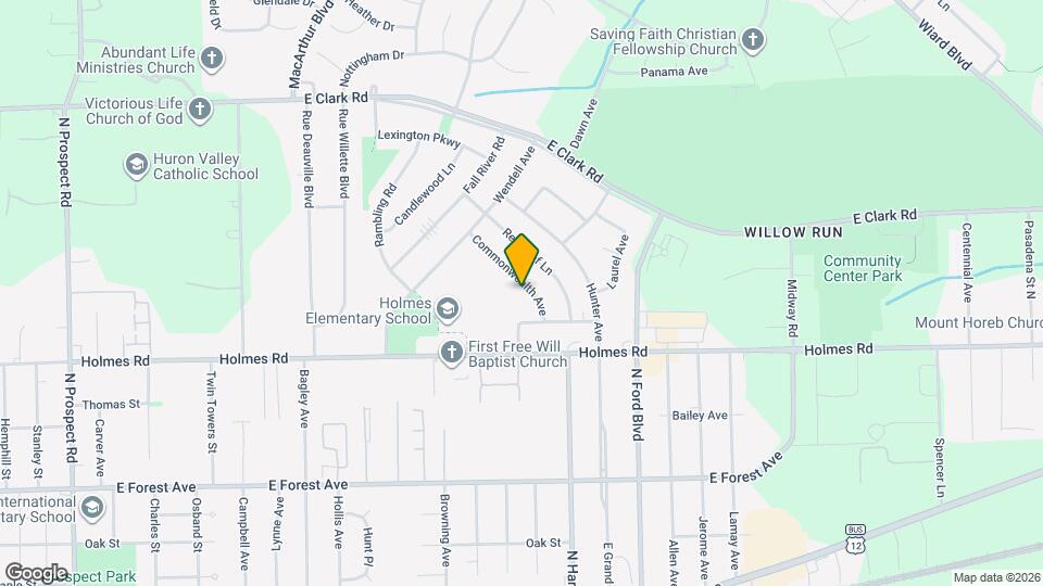 1203 Commonwealth Ave Map and Location Details