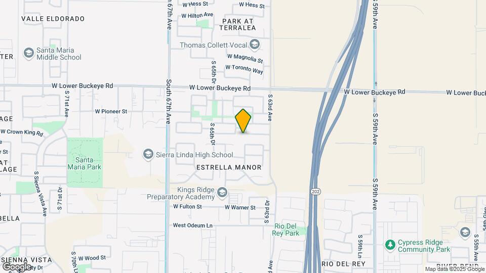 3042 S 64th Ave Map and Location Details