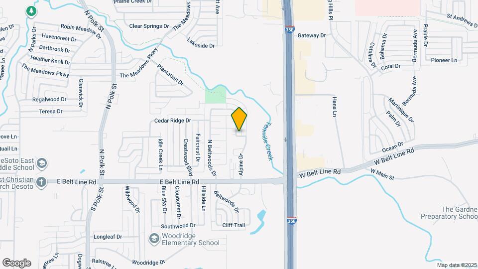 353 N Beltwoods Dr Map and Location Details