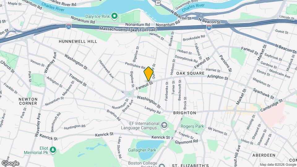 363 Faneuil St Map and Location Details