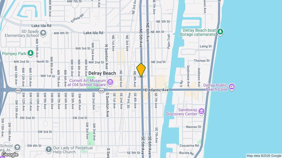 78 NE 5th Ave Map and Location Details