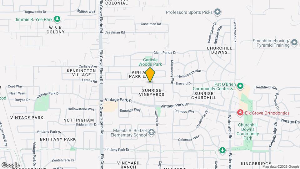 8004 Caymus Dr Map and Location Details