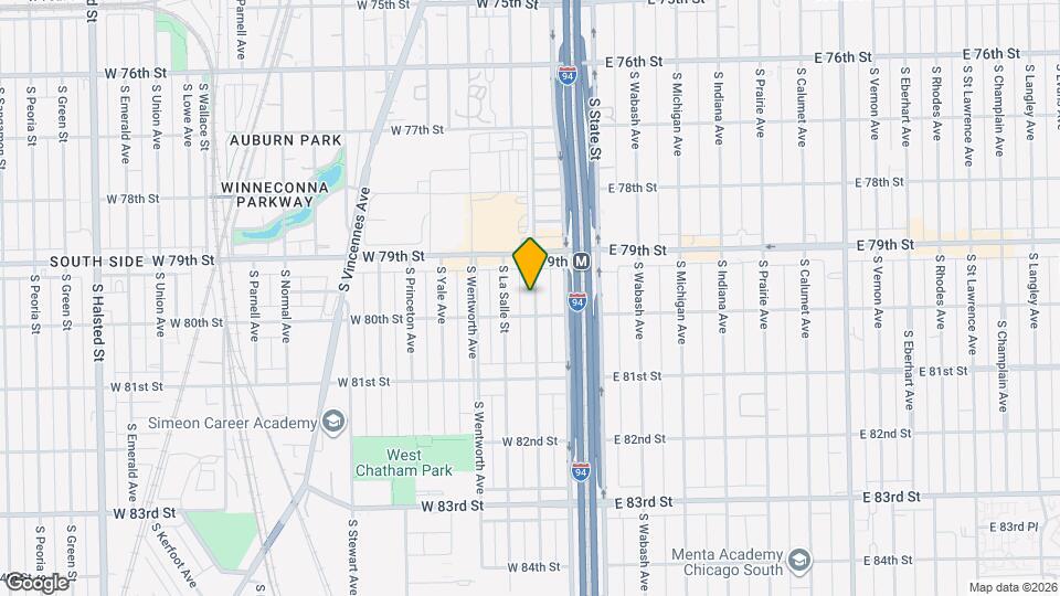 7940 S Perry Ave Map and Location Details